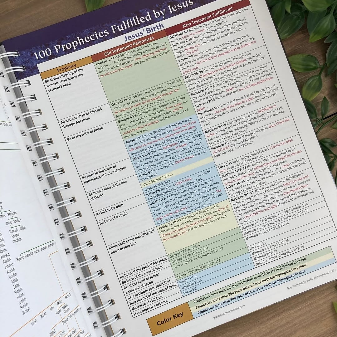 Book of Bible Charts, Maps, and Time Lines