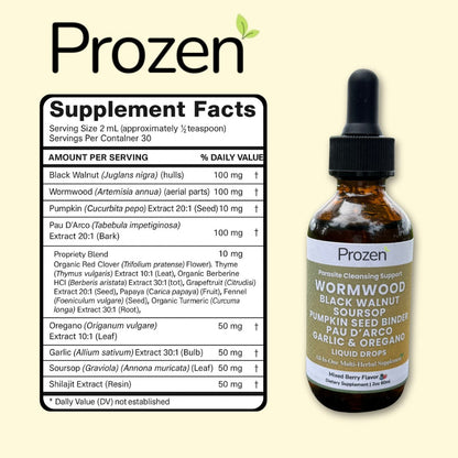 Black Walnut Wormwood Parasite Cleanser
