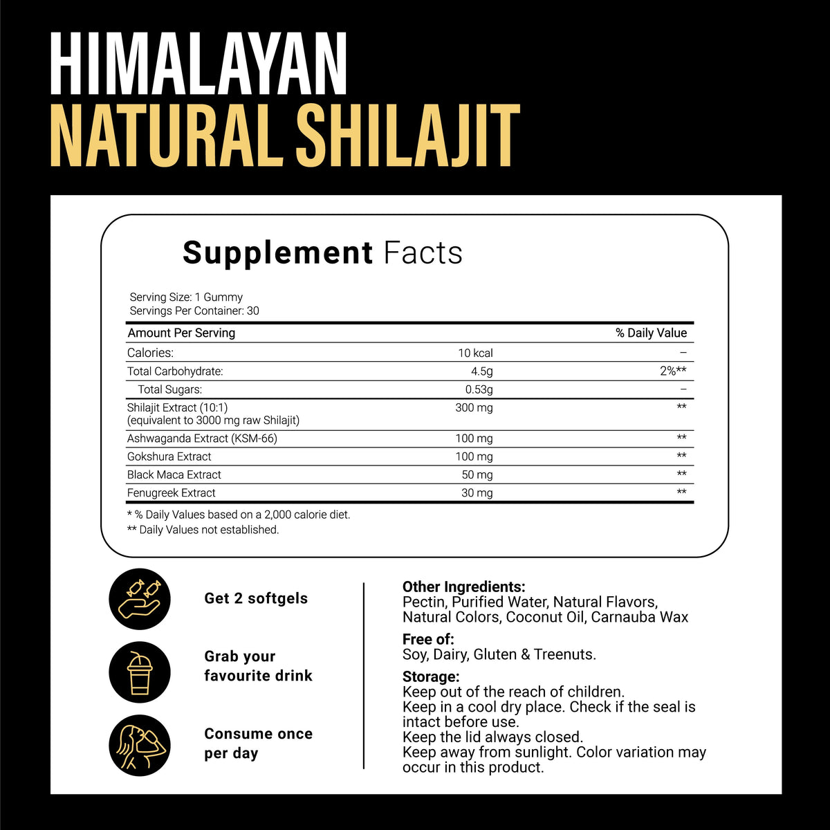 Himalayan Shilajit Gummies For Kidneys